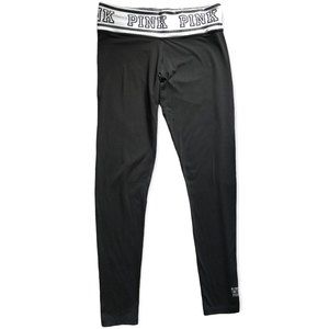Victoria's Secret PINK Activewear Black Leggings - M